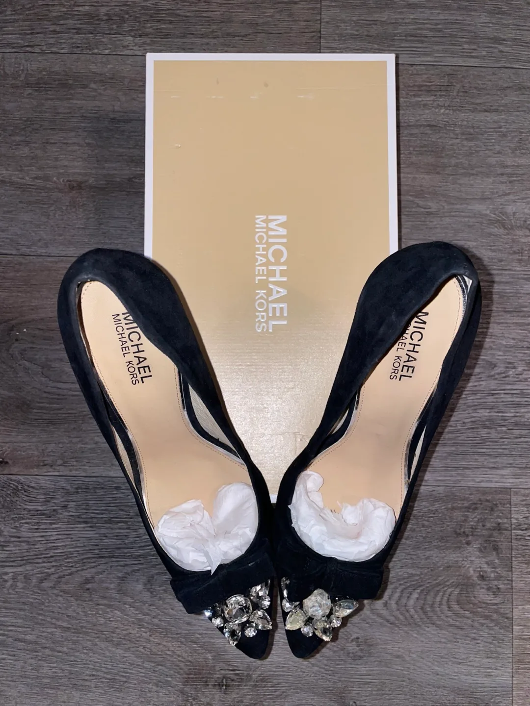Michael Kors Black Heels, Size 10 thumbnail