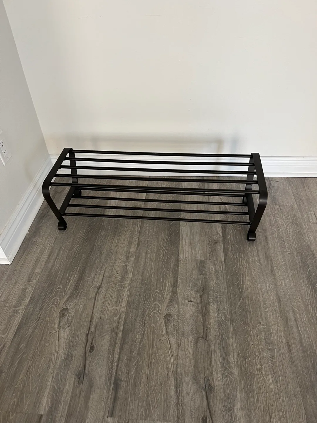 IKEA Portis Shoe Rack - Black thumbnail