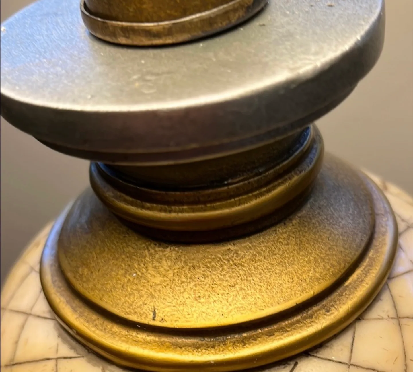 Vintage Style Table Lamp with stone accent image indicator(4)