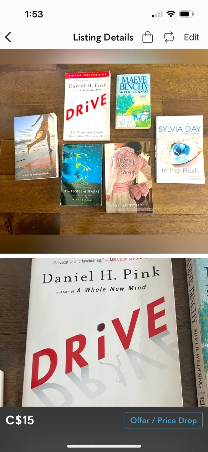 Mixed Lot of Novels & Books. Price for lot image indicator(8)