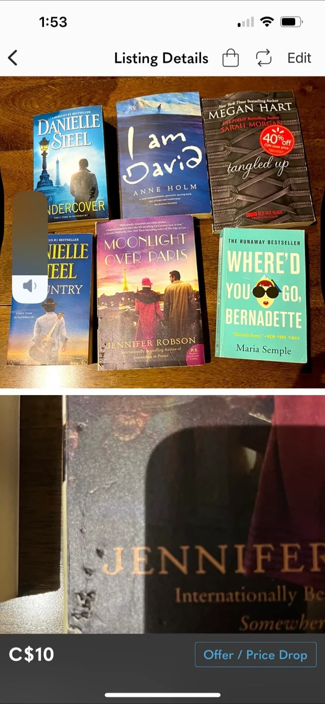 Mixed Lot of Novels & Books. Price for lot image indicator(6)