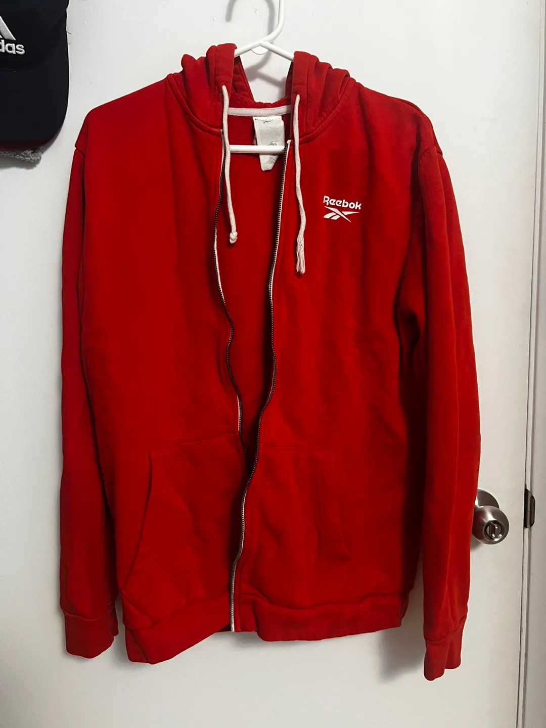 Red Reebok Zip-Up Hoodie thumbnail