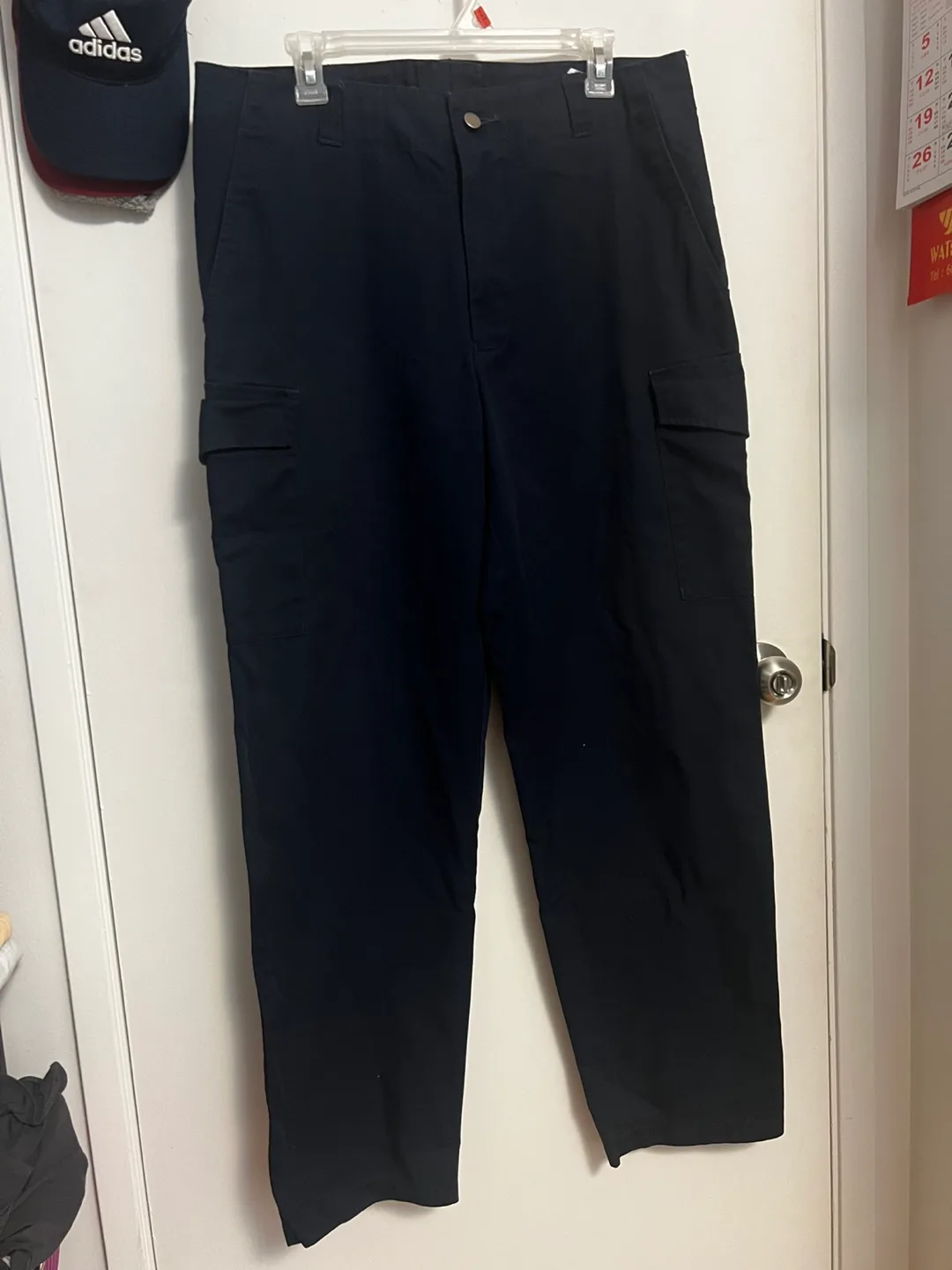 Navy Blue Cargo Work Pants thumbnail