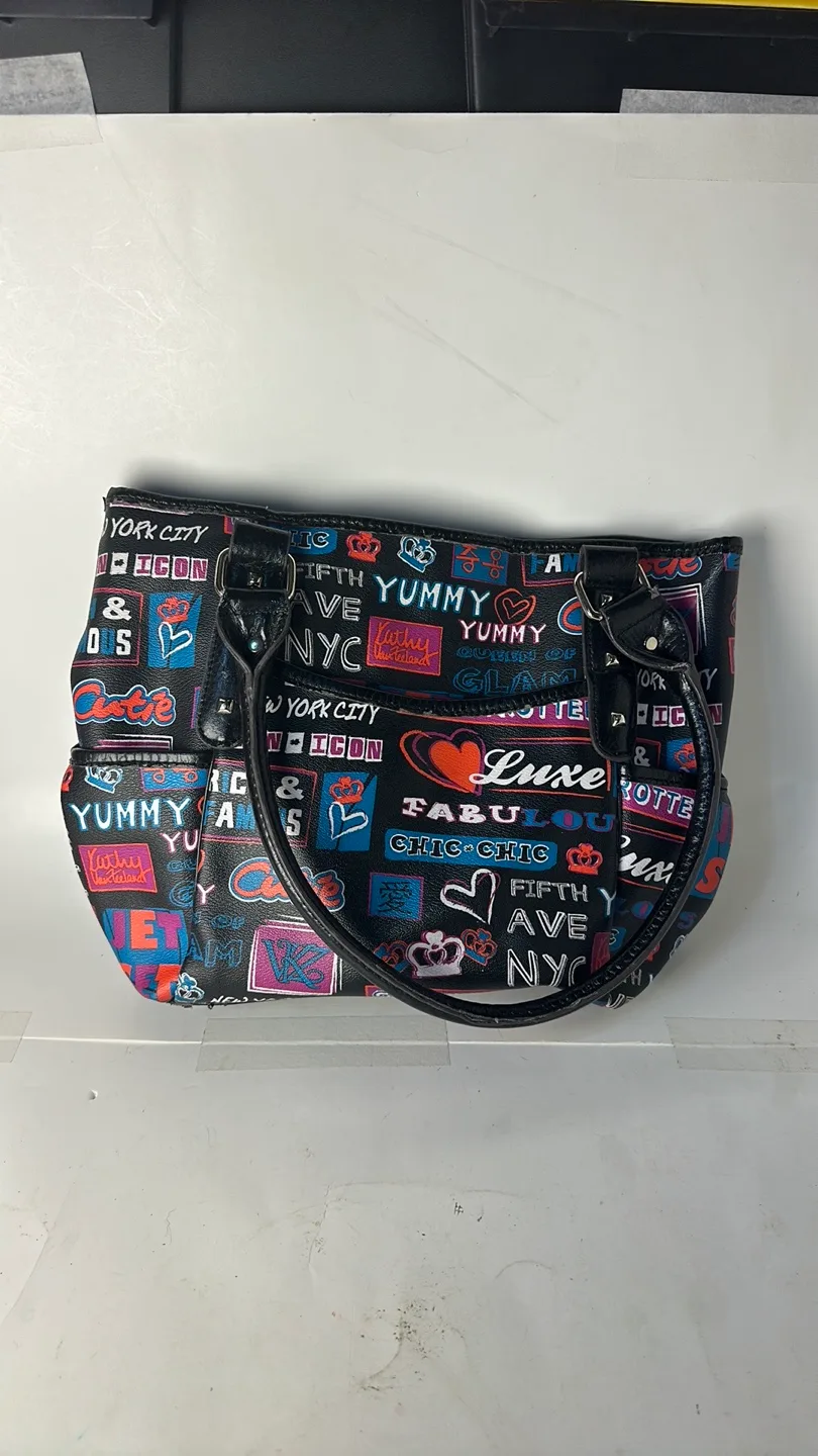 Kathy Van Zeeland Travel-Themed White Tote Bag thumbnail