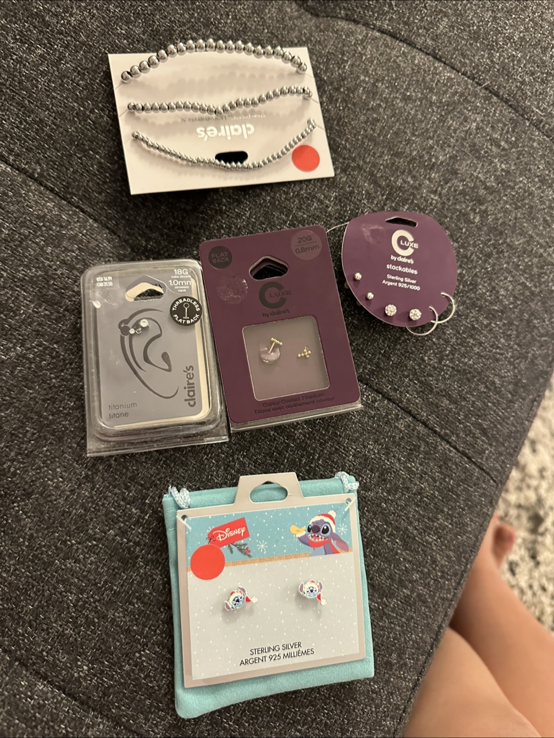 Claire's Earrings & Bracelet Bundle
