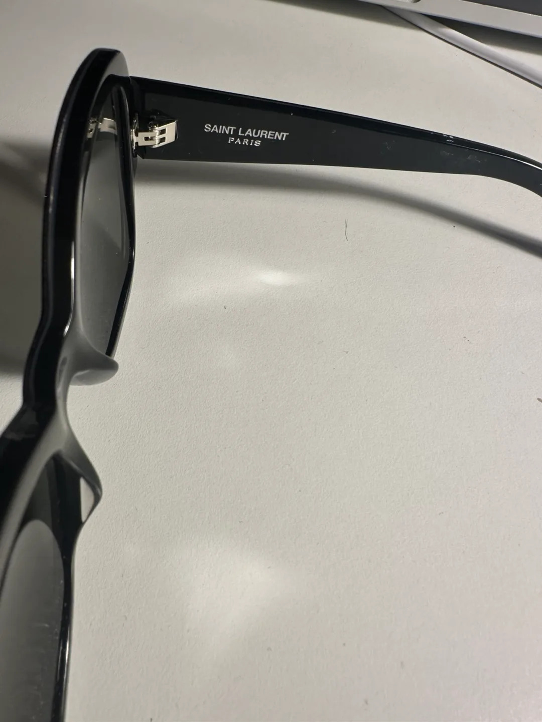 Saint Laurent Sunglasses - Black with Red Hearts image indicator(3)