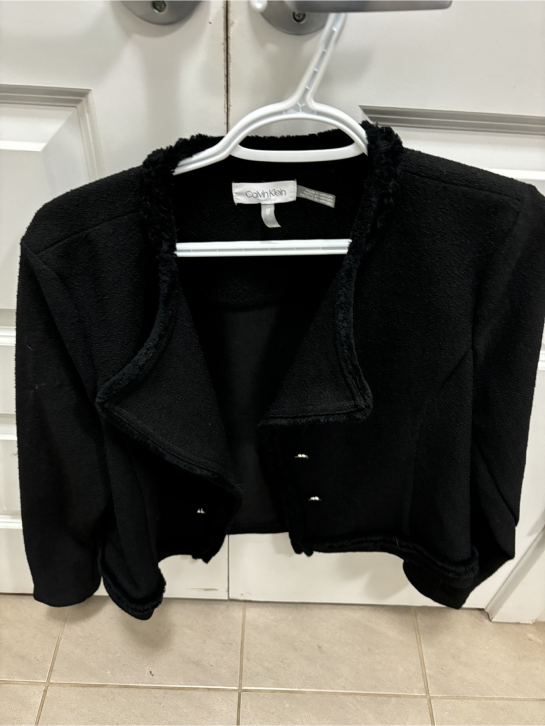 Calvin Klein Black Jacket Size Medium