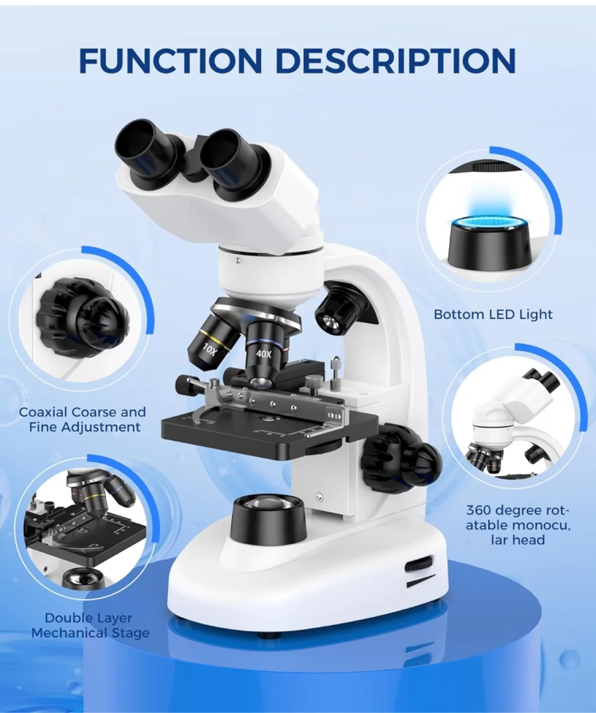 Microscope with FMC Coating Film image indicator(2)
