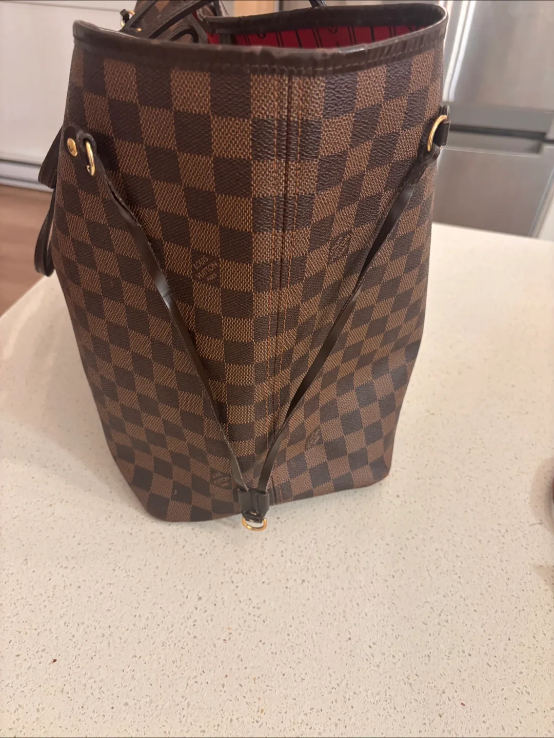 Louis Vuitton Neverfull GM Damier Ebene image indicator(5)