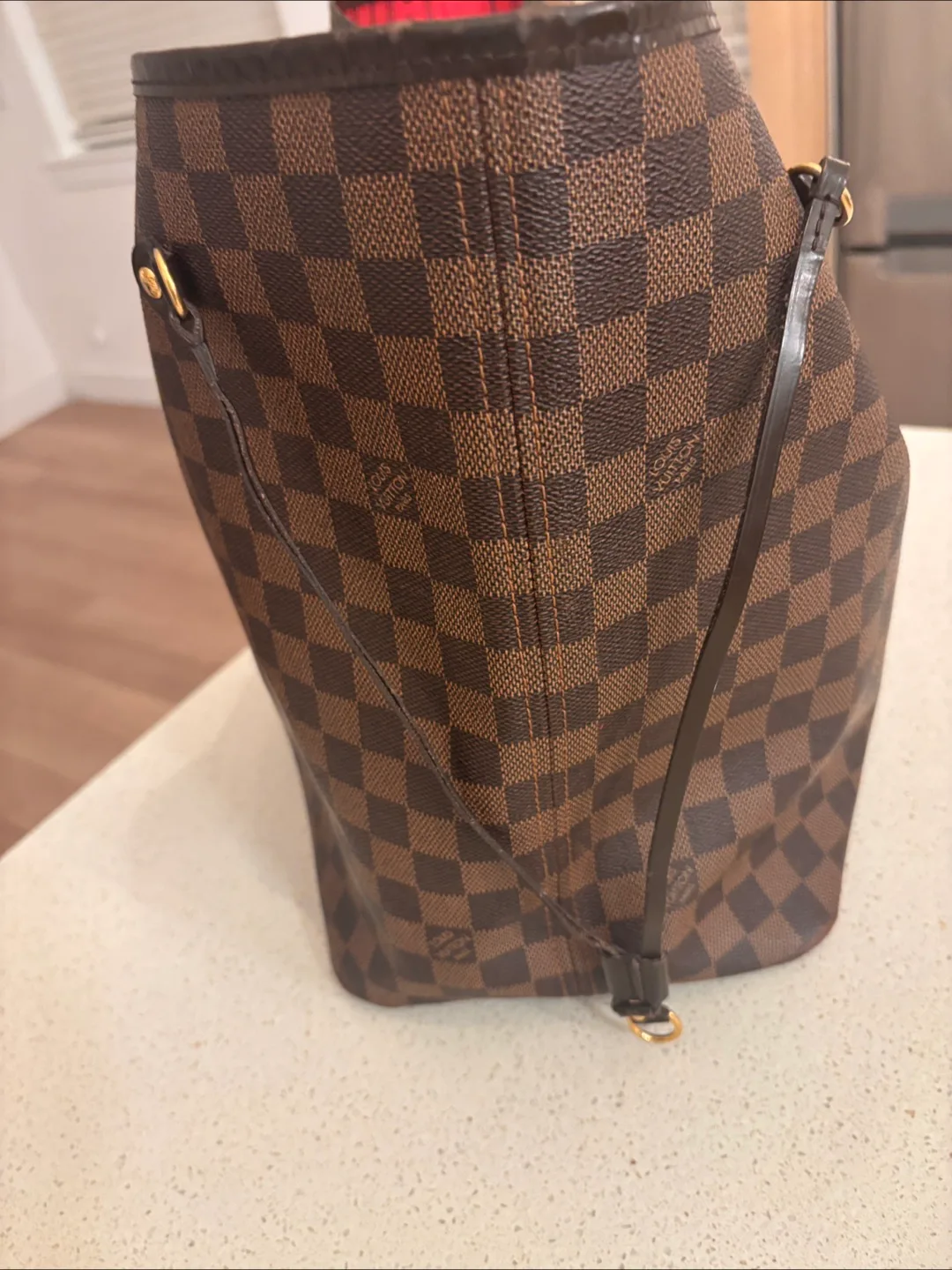 Louis Vuitton Neverfull GM Damier Ebene image indicator(6)