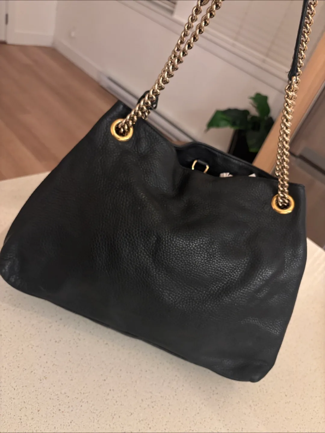 Gucci soho Black Leather Chain Shoulder Bag image indicator(5)