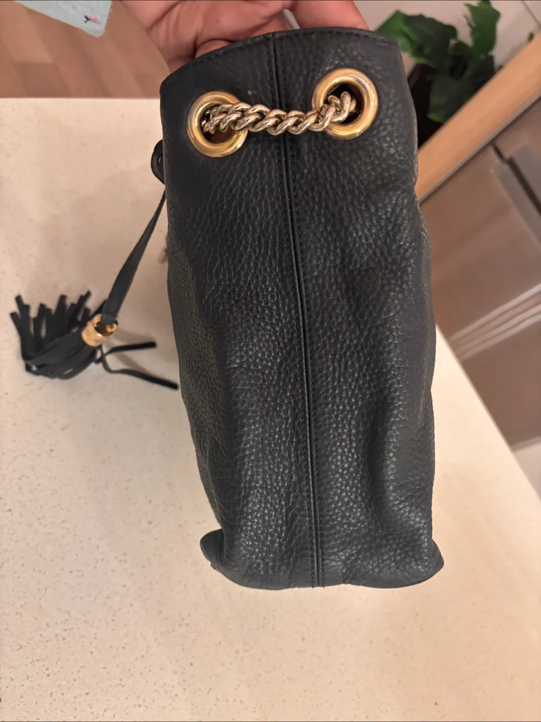 Gucci soho Black Leather Chain Shoulder Bag image indicator(6)