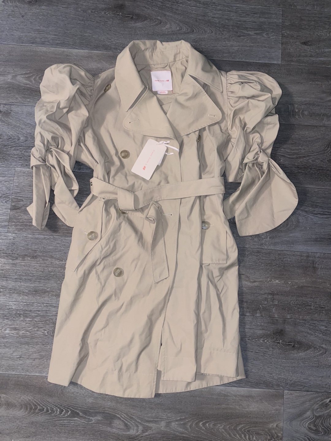 H&M SIMONE ROCHA Trench Coat - Beige