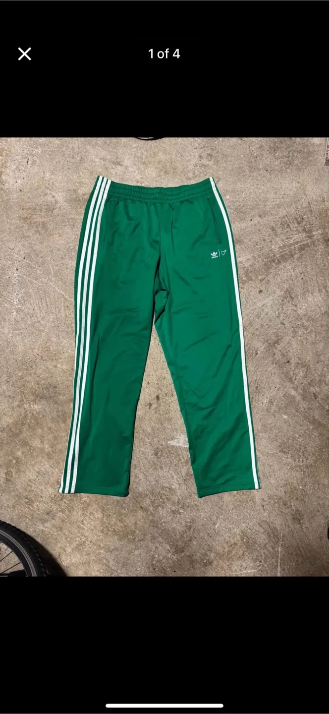 Adidas x Human Made Green Track Pants thumbnail
