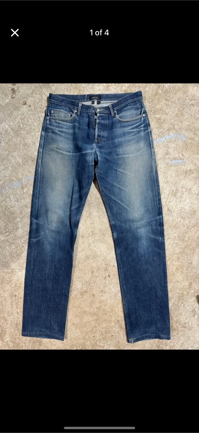 A.P.C. New Standard Jeans, Size 30 1990s thumbnail