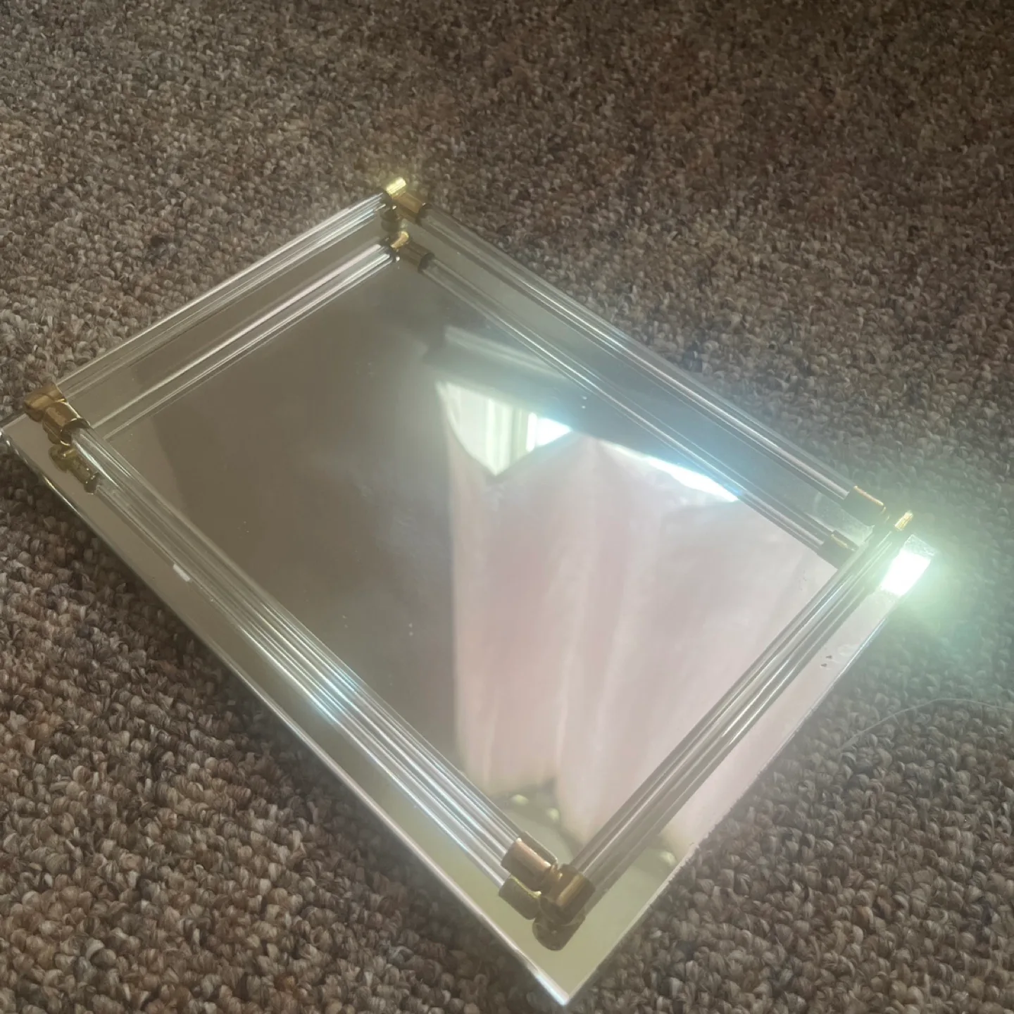 Lucite Frame Mirror thumbnail