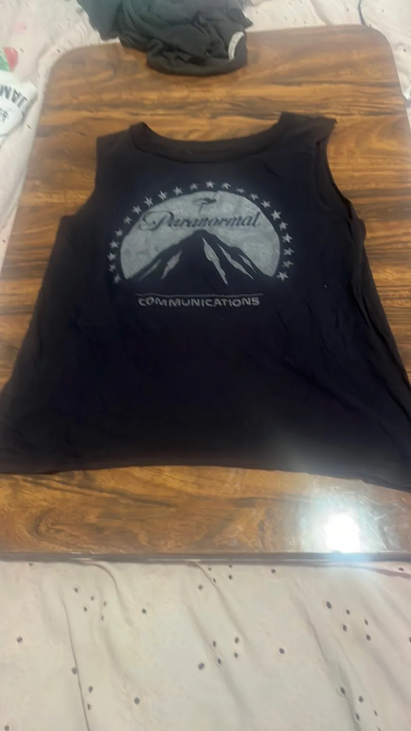 Paranormal Black Tank Top thumbnail