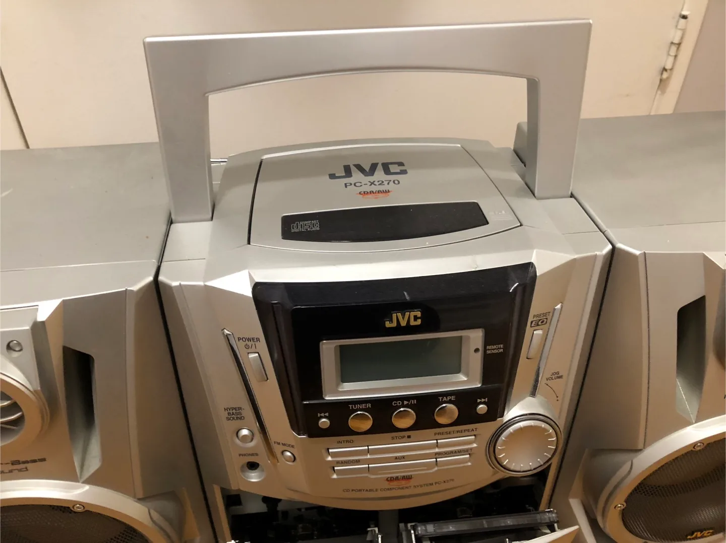 JVC PC-X270 CD and Cassette Portable Boombox image indicator(2)