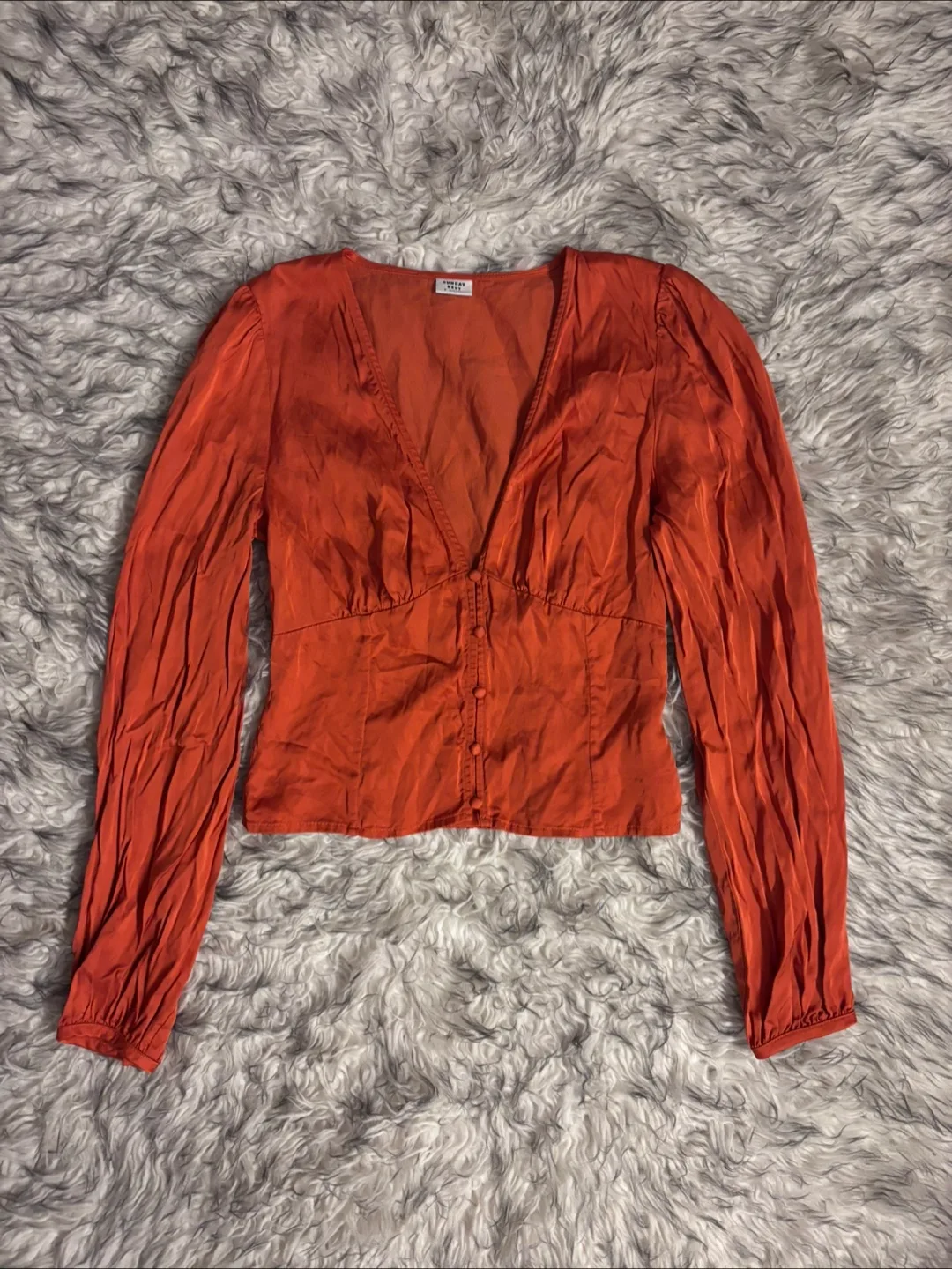 Sunday Best ‘Tatiana’ Blouse - Orange thumbnail