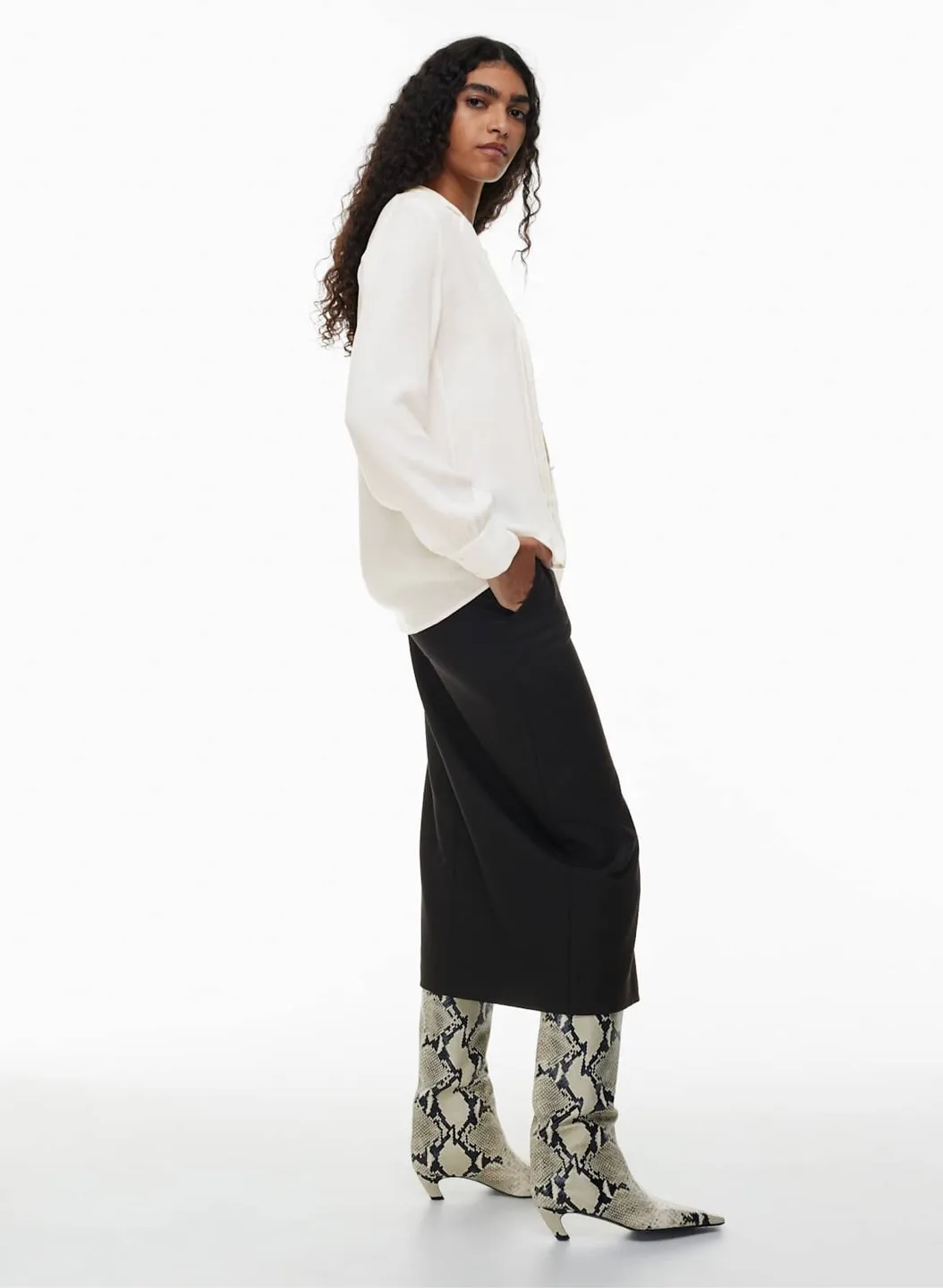 Wilfred ‘Tulum’ Blouse - Light Birch image indicator(7)