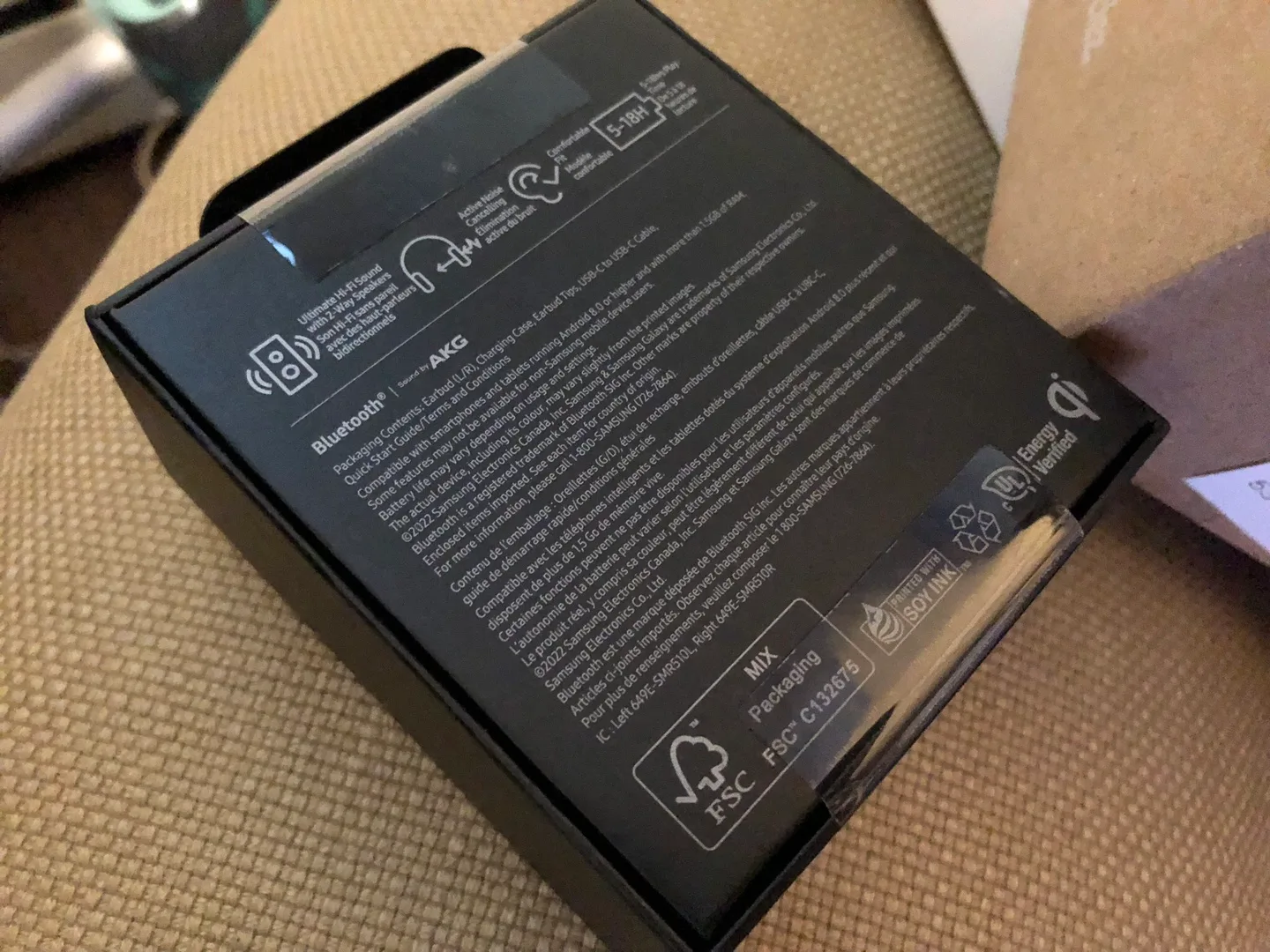 Sealed NEW Samsung Galaxy Buds2 Pro Wireless Earbuds BLACK image indicator(3)