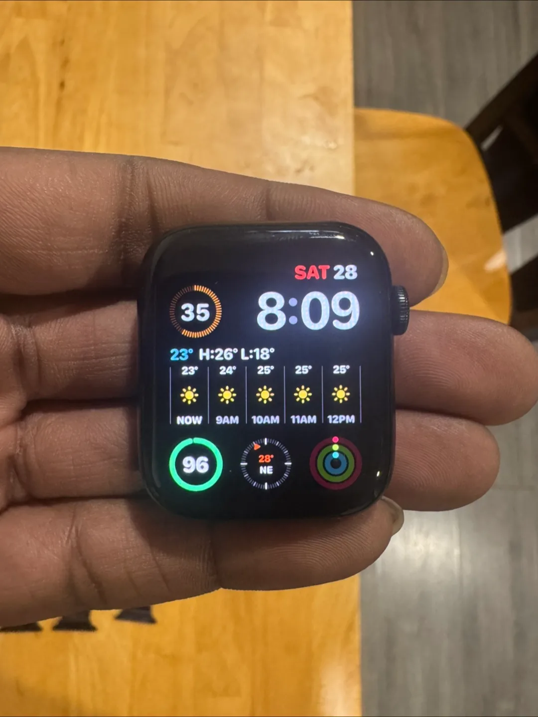 Apple Watch SE (Gen 2) 44mm Midnight image indicator(2)