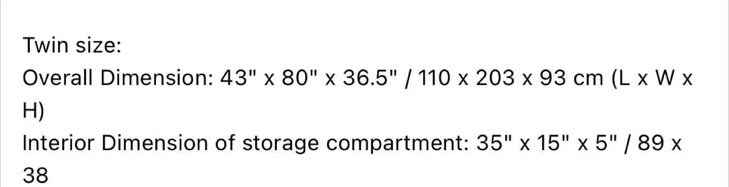 Twin bed frame image indicator(3)