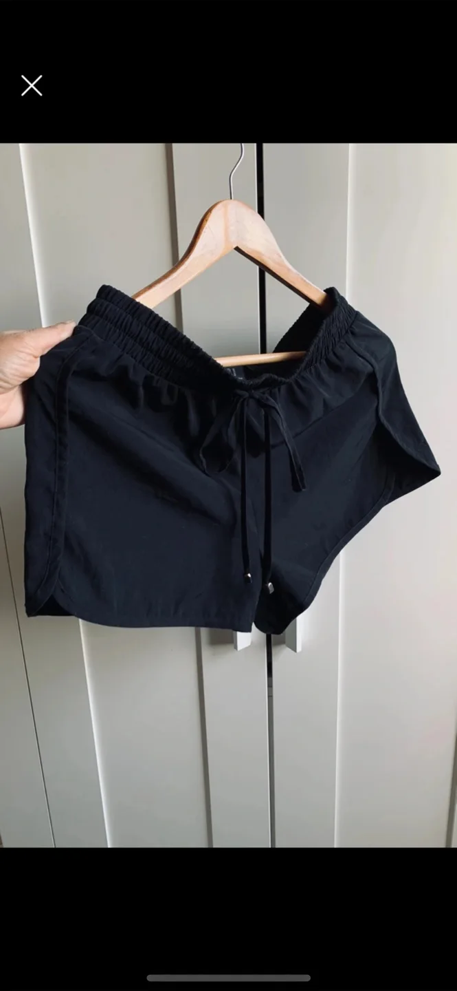 Women’s Black Shorts-Size-M image indicator(2)