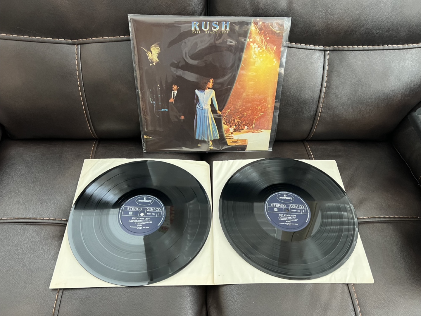 Rush Exit...Stage Left vinyl record (Hong Kong Pressing)