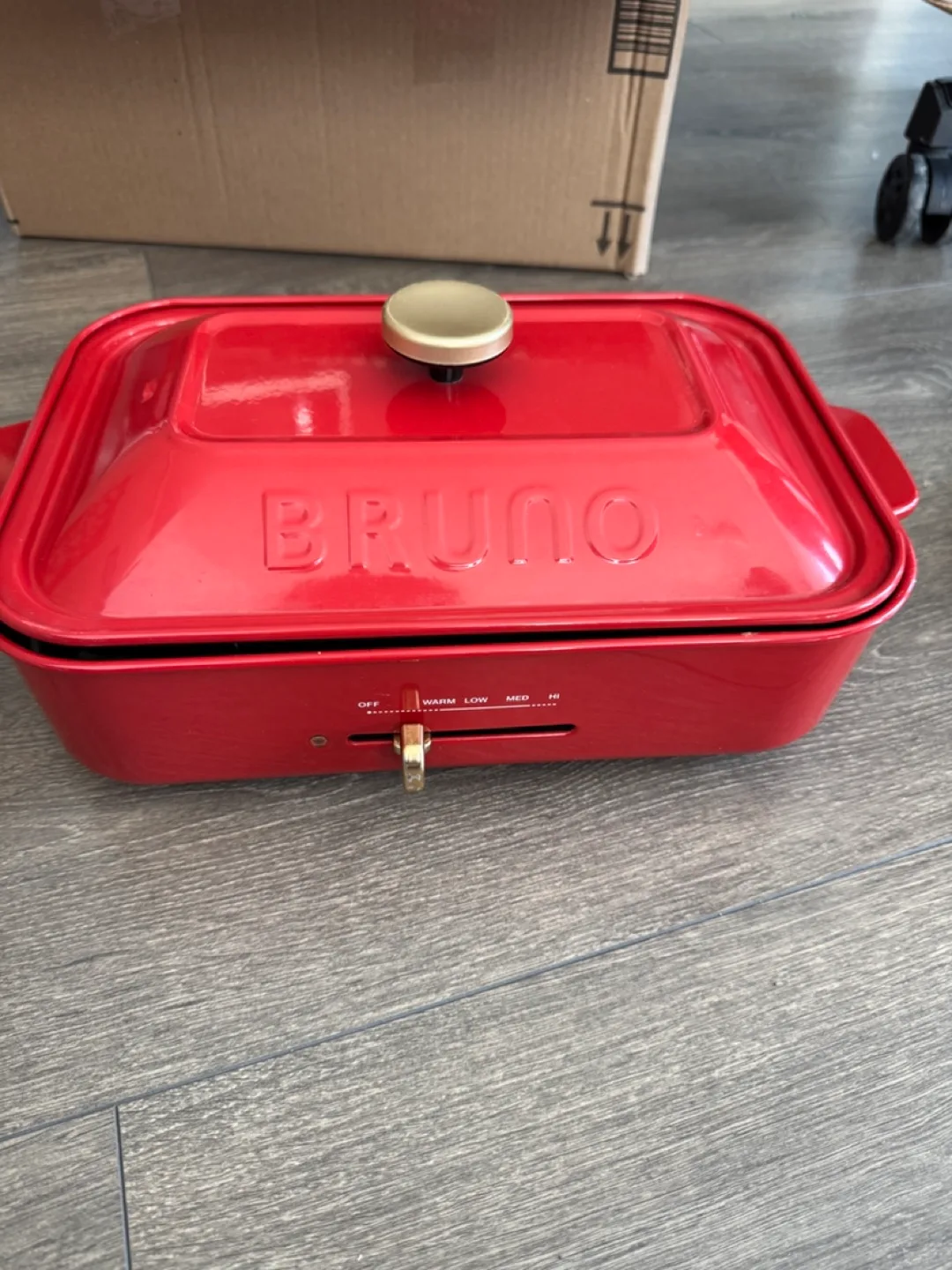 Bruno Hotplate Grill Set - Red thumbnail