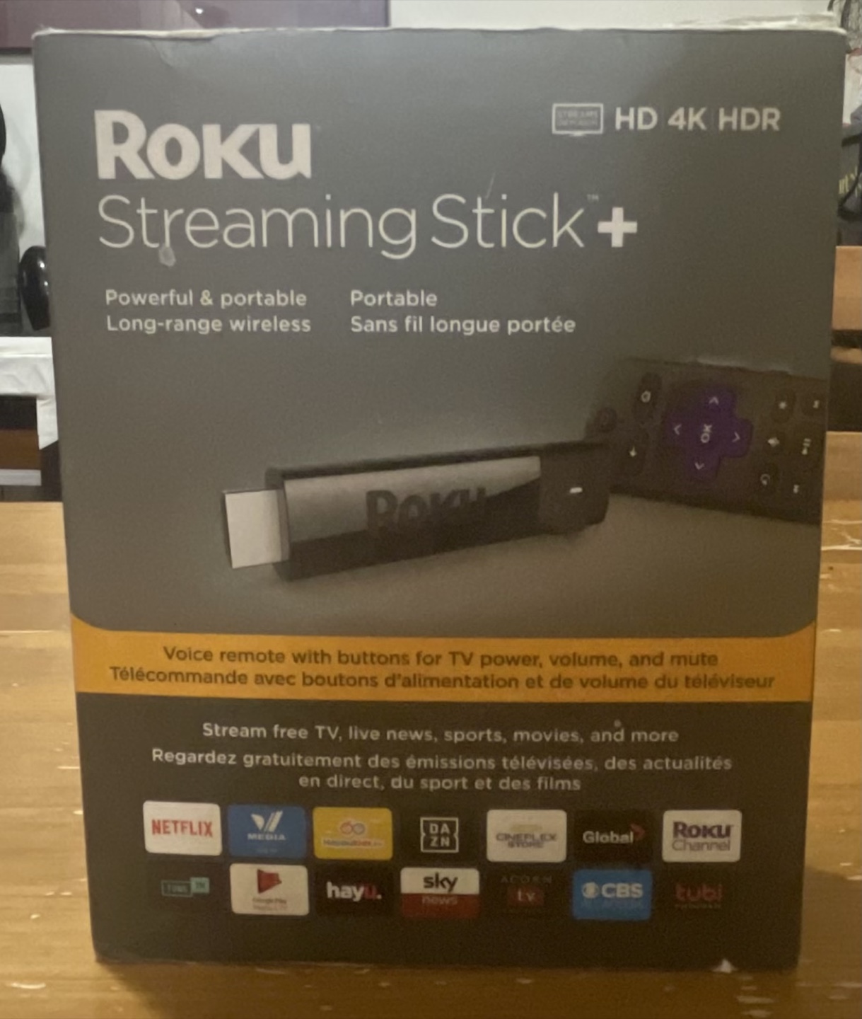 Roku Streaming Stick+ HD 4K HDR - New in Box