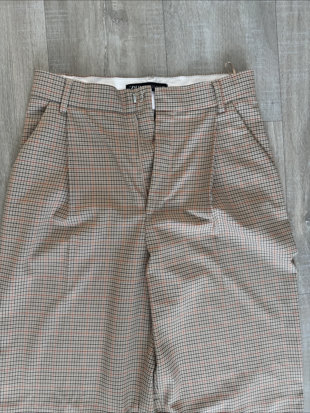Zara Plaid Trousers - Size S - photo 2