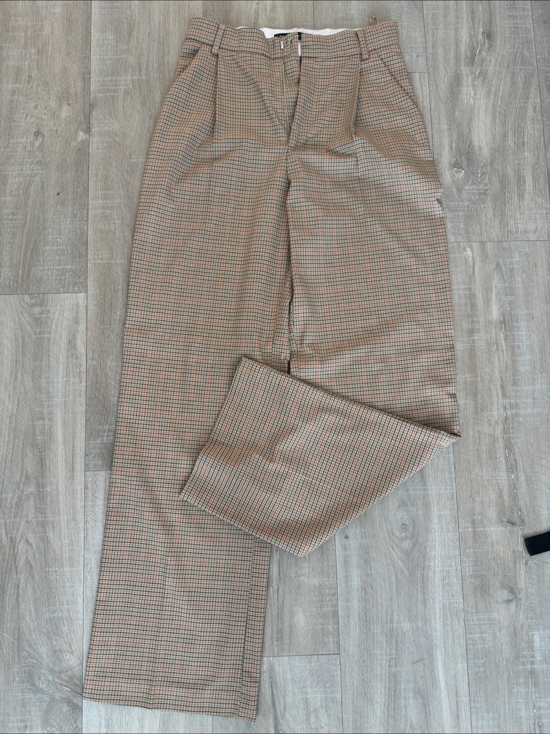 Zara Plaid Trousers - Size S - photo 3