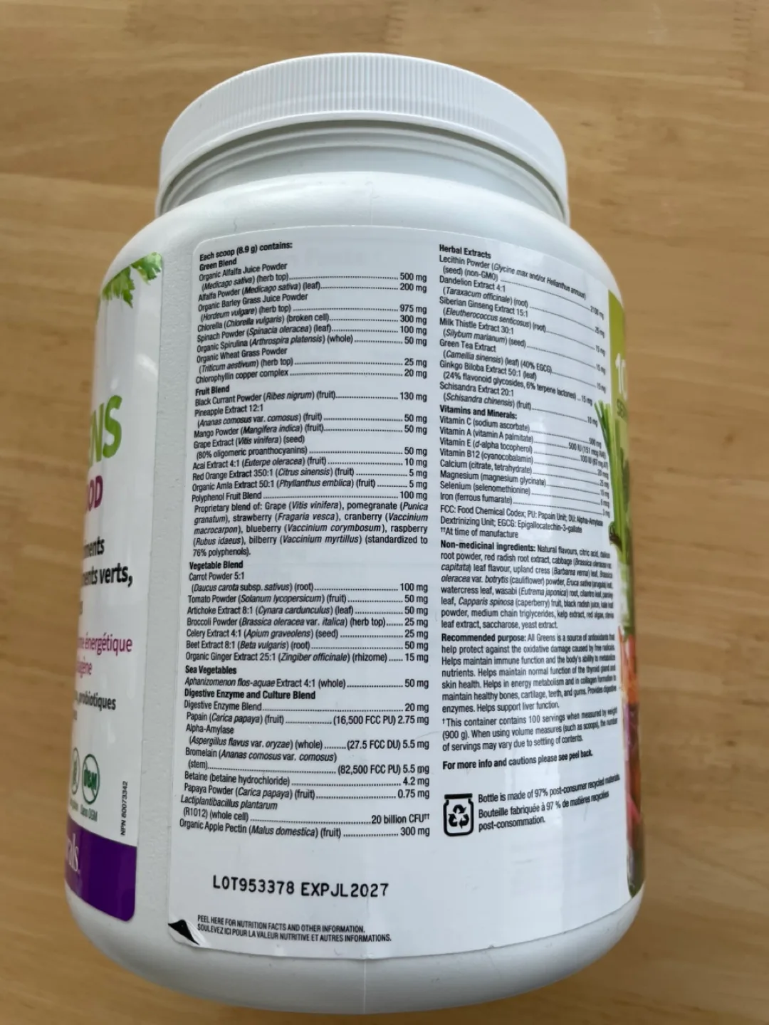 Webber Naturals All Greens Superfood #freecycle image indicator(2)