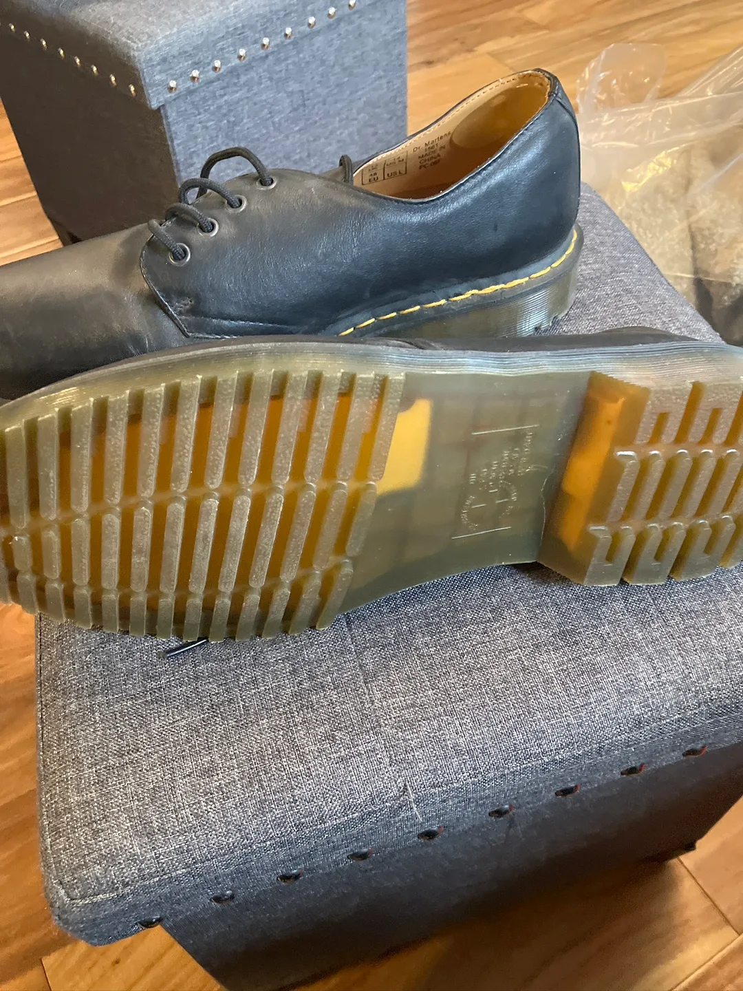 Dr. Martens 1461 Black Leather Oxfords - Size 14 US image indicator(2)