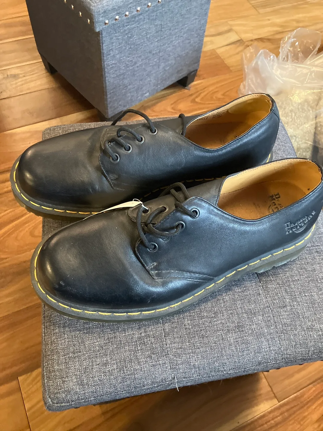 Dr. Martens 1461 Black Leather Oxfords - Size 14 US image indicator(3)