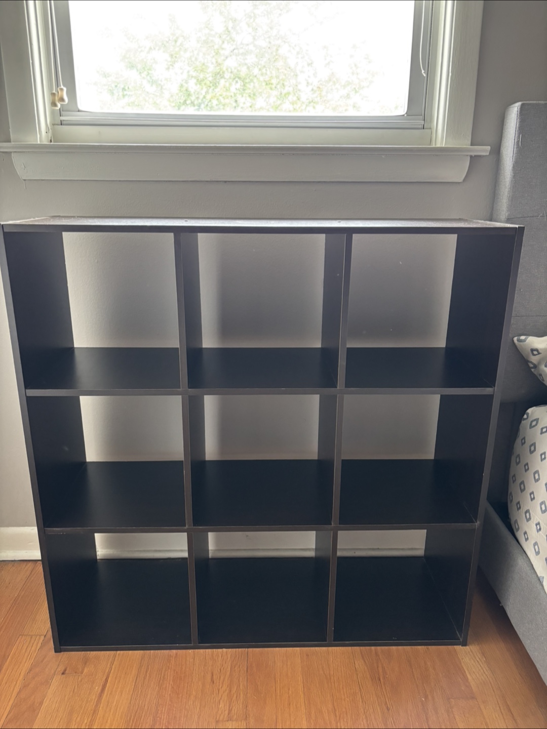 9-Cube Organizer Shelf - Black