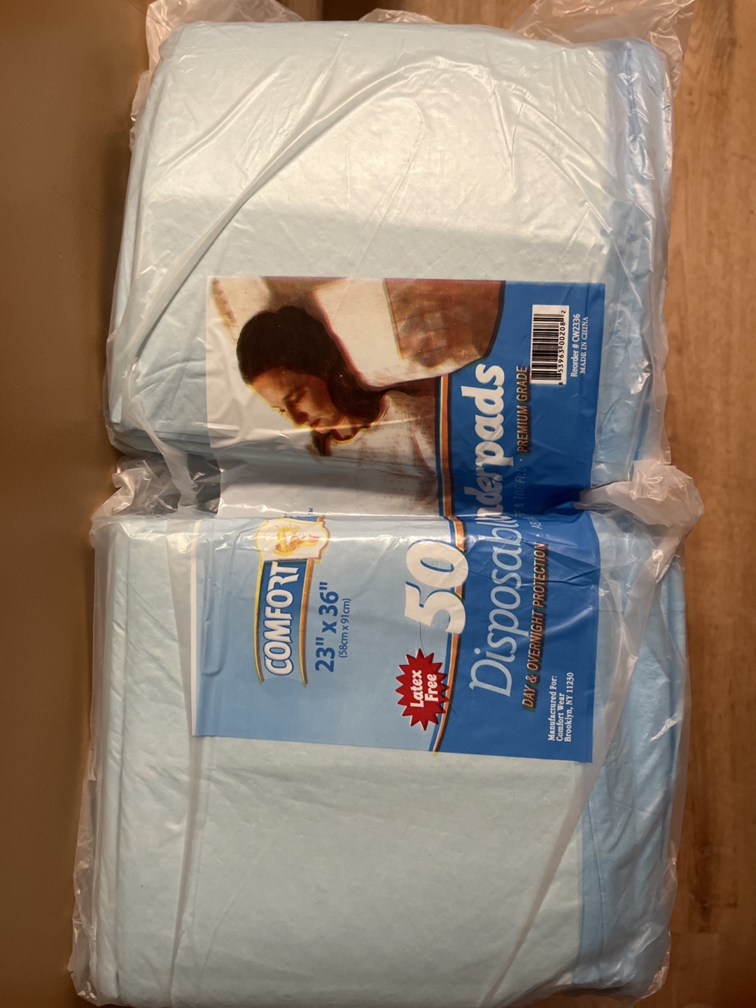 Comfort Wear Underpads 23" x 36" Deluxe Weight - photo 3