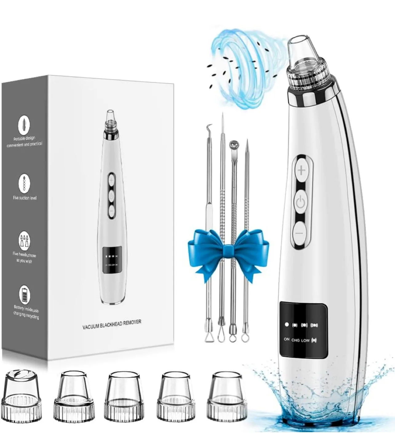 Vacuum Blackhead Remover w/ 5 Heads thumbnail