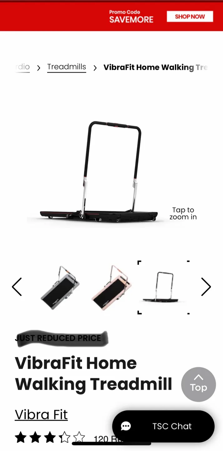 VibraFit Mini Walk 3.0 Folding Treadmill image indicator(3)