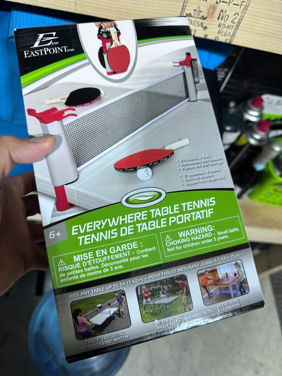 EastPoint Everywhere Table Tennis Set - Portable thumbnail