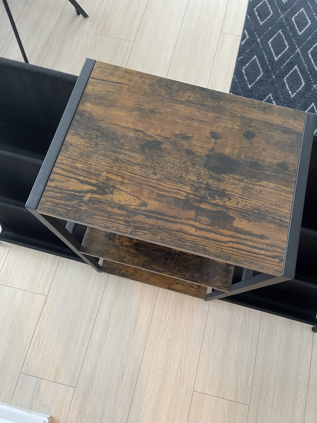 Wood & Metal Vinyl Shelf - photo 5