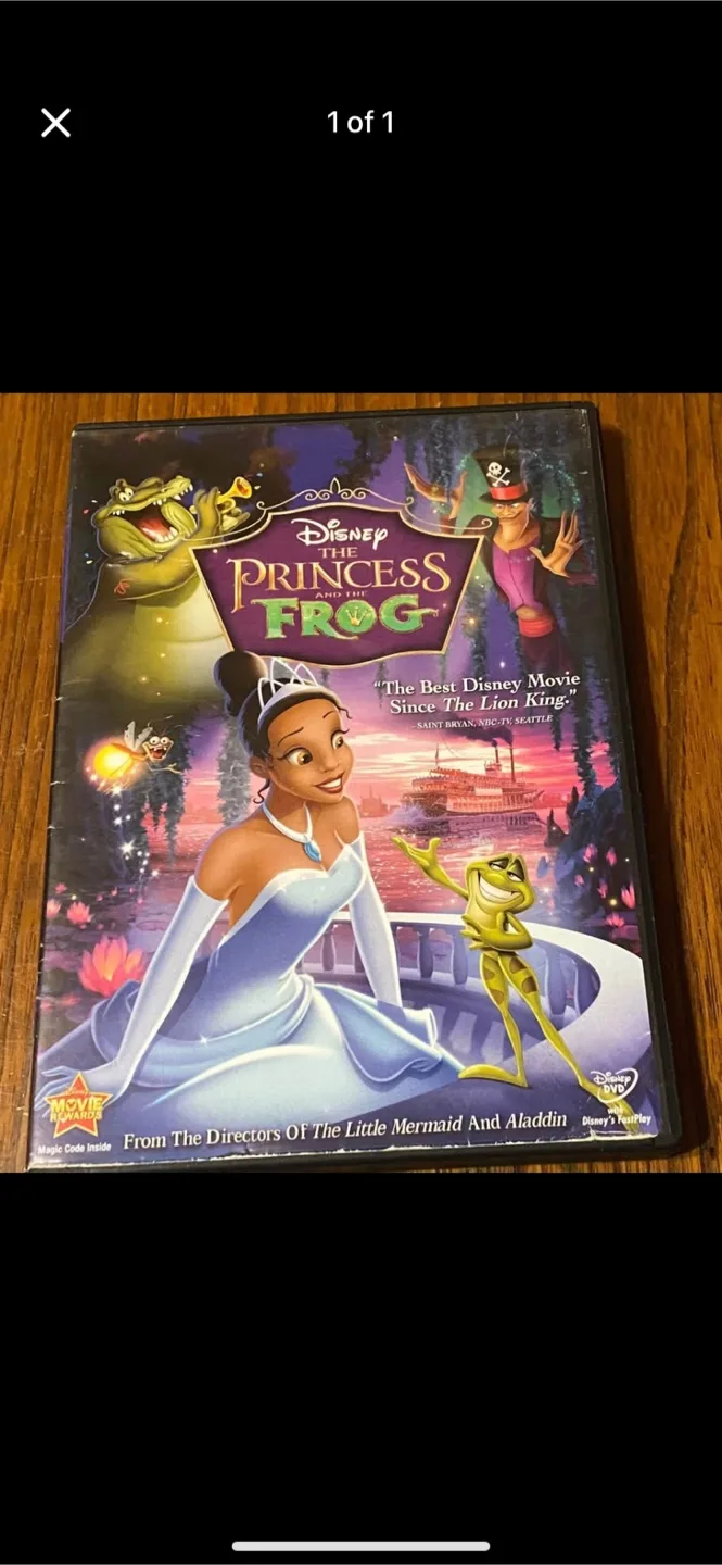 Disney's The Princess and the Frog DVD thumbnail
