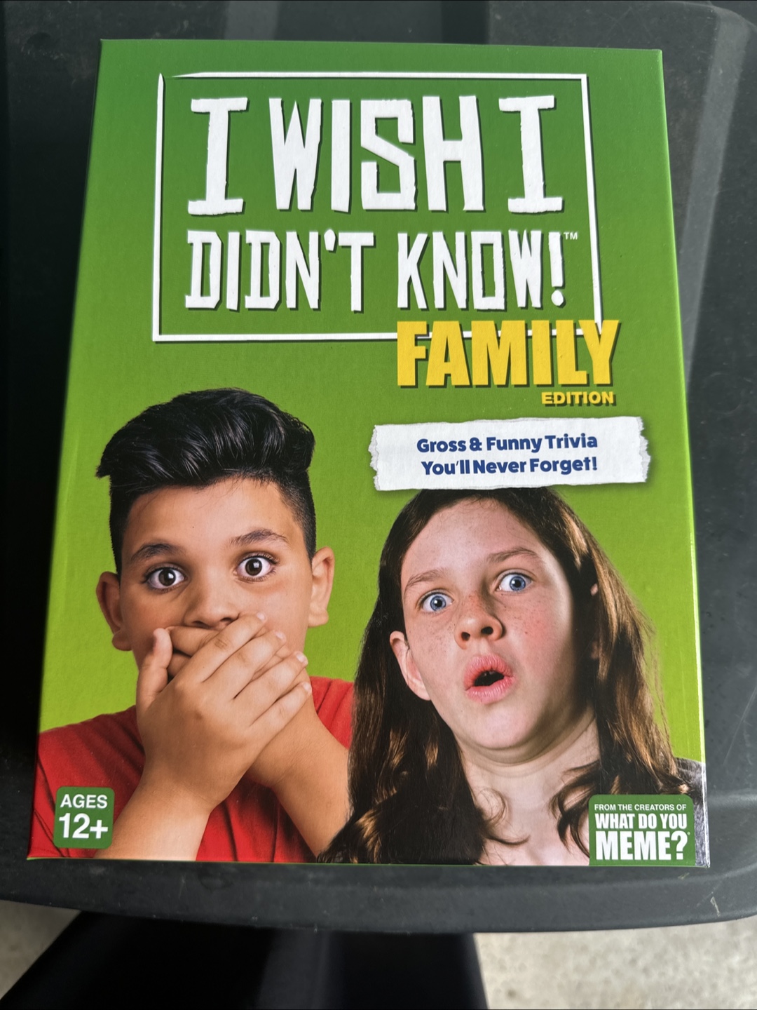 I Wish I Didn't Know! Family Edition Trivia Game
