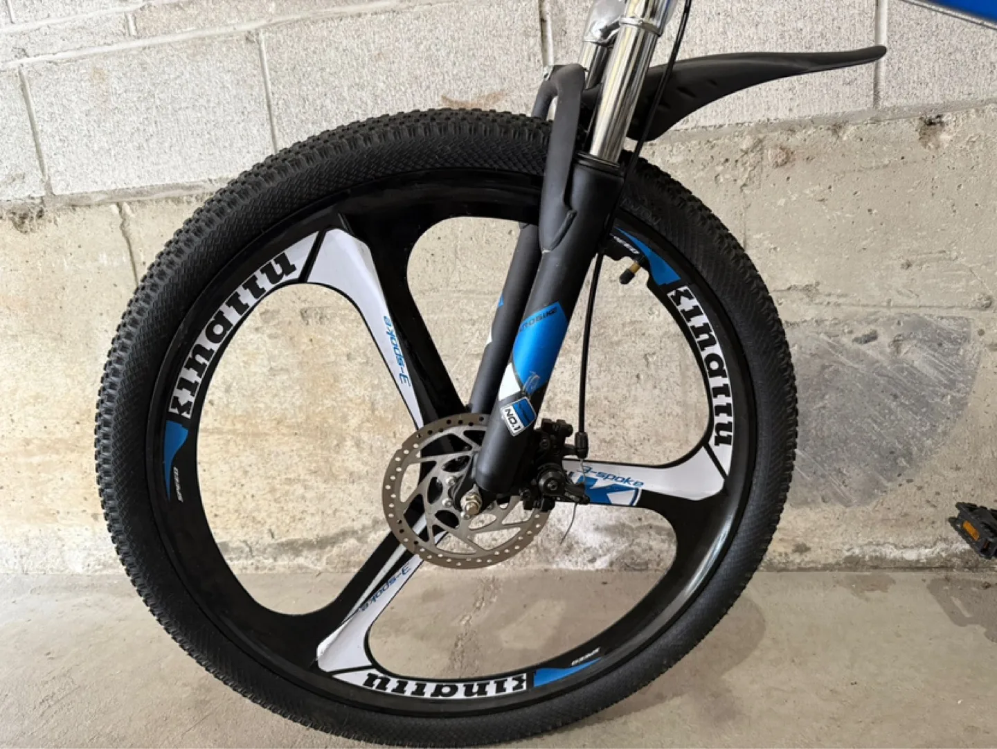 Eurobike G4 Folding Mountain Bike - Blue image indicator(4)