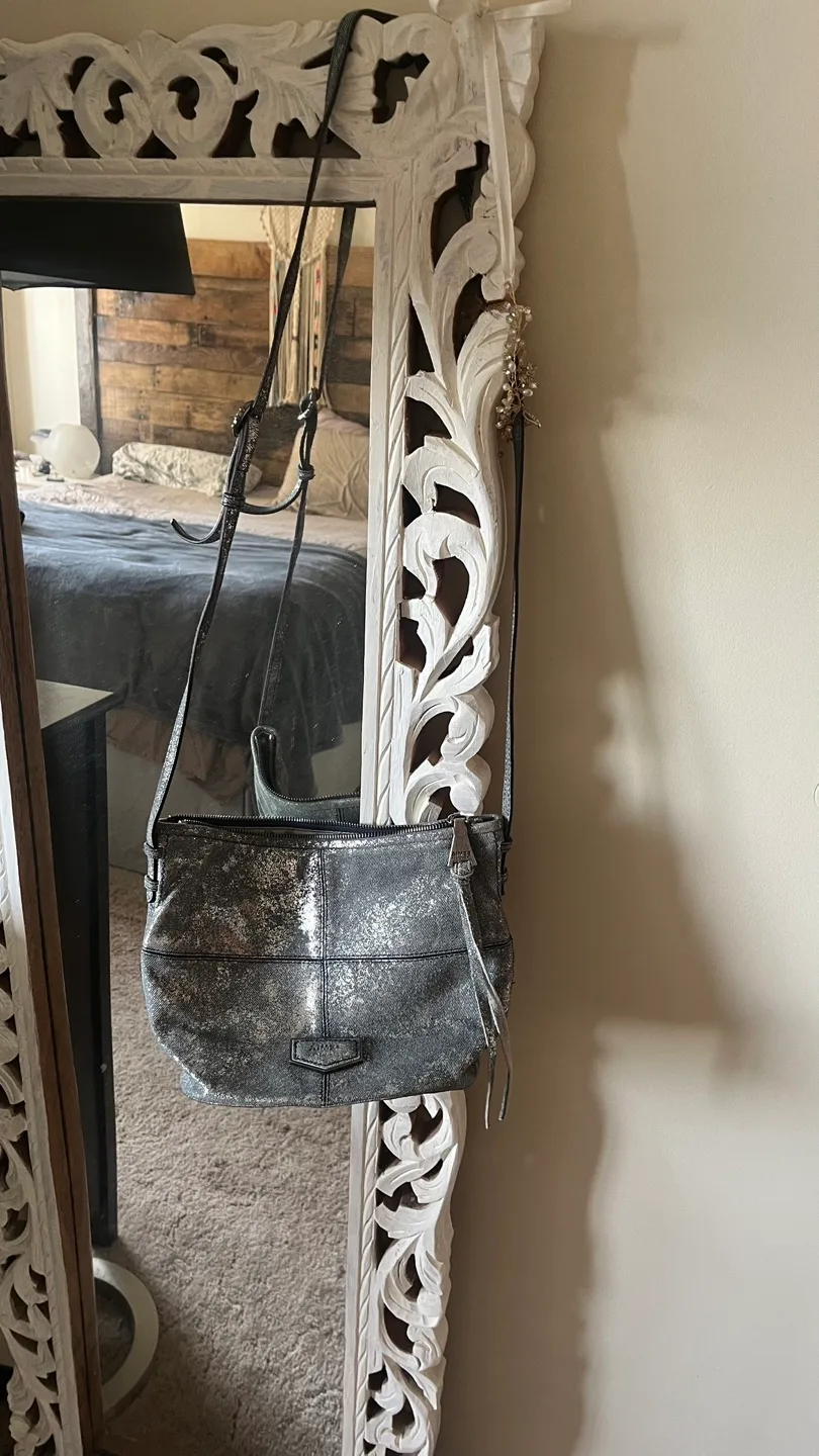 Aimee Kestenberg Silver/Grey Crossbody Bag thumbnail