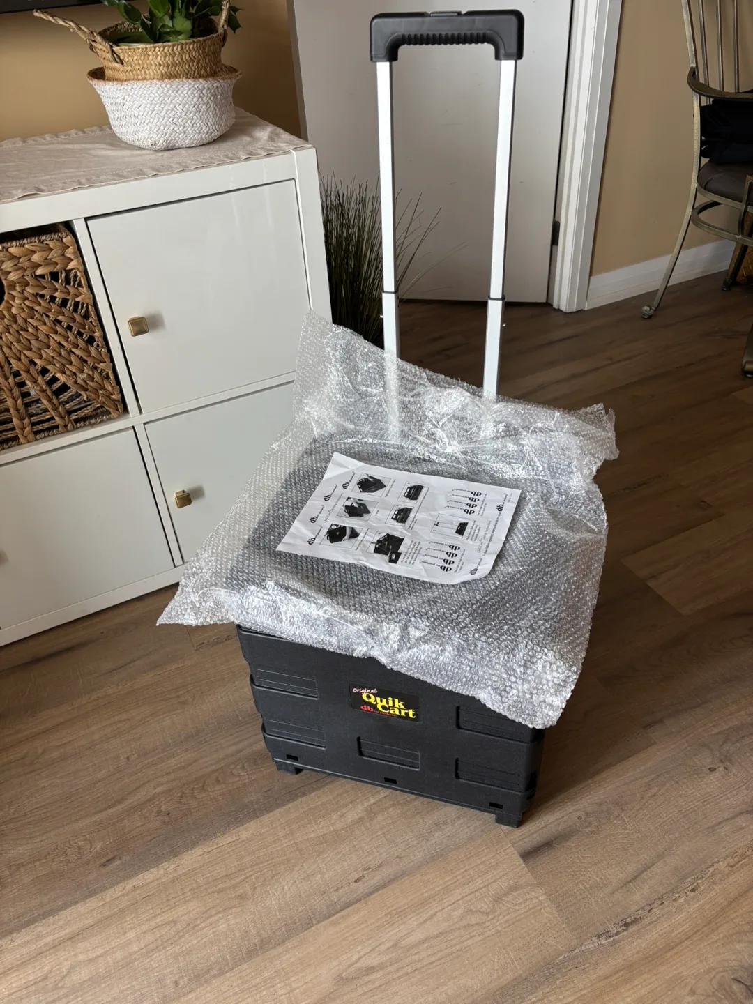 New, Dbest Quik Cart Two-Wheeled Collapsible Handcart. Paid $120 thumbnail