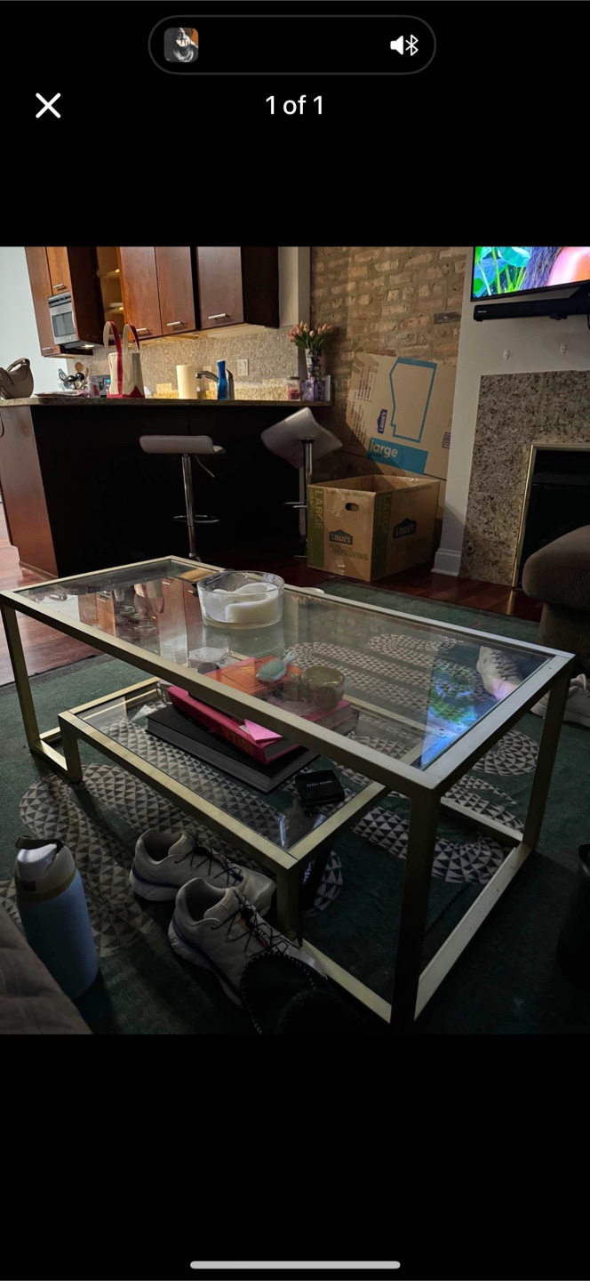 Athena glass Coffee Table