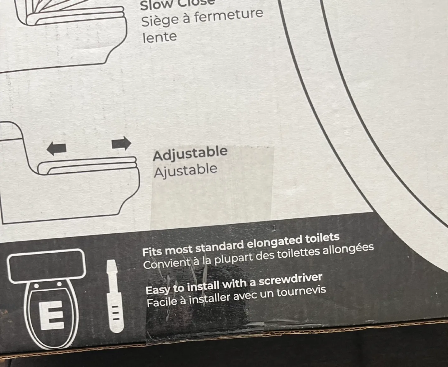 CENTOCO Elongated Toilet Seat - White image indicator(4)