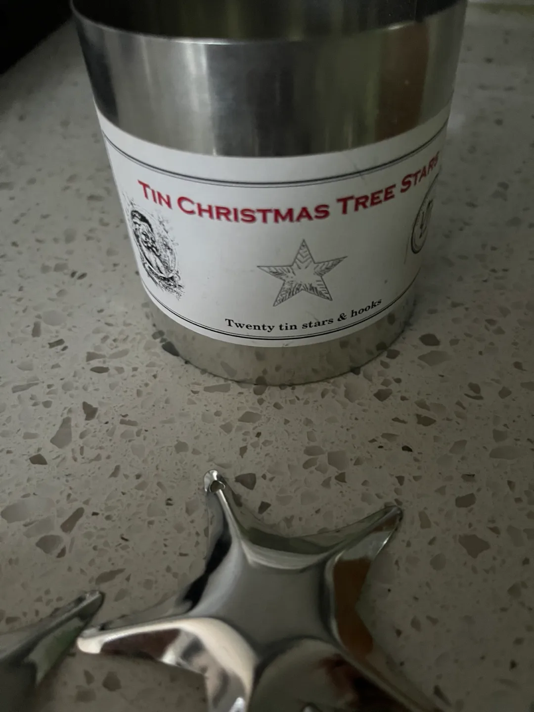 Tin Christmas Tree Stars with holes image indicator(5)